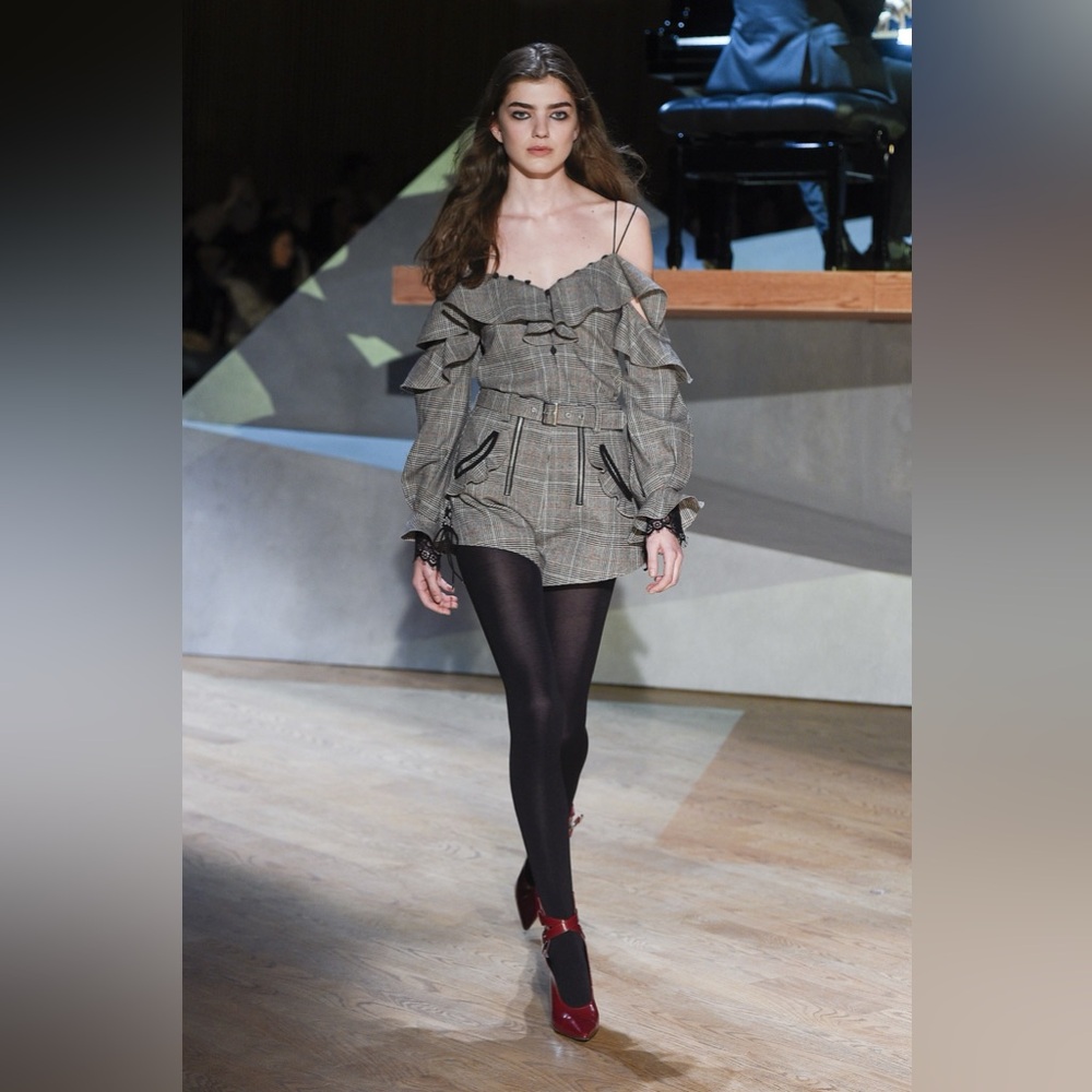 Self-Portrait Fall 2017 Romper Styled Colour-Stri… - image 2